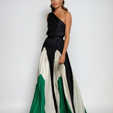 Rochie maxi pe un umăr