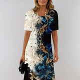 Rochie midi florală