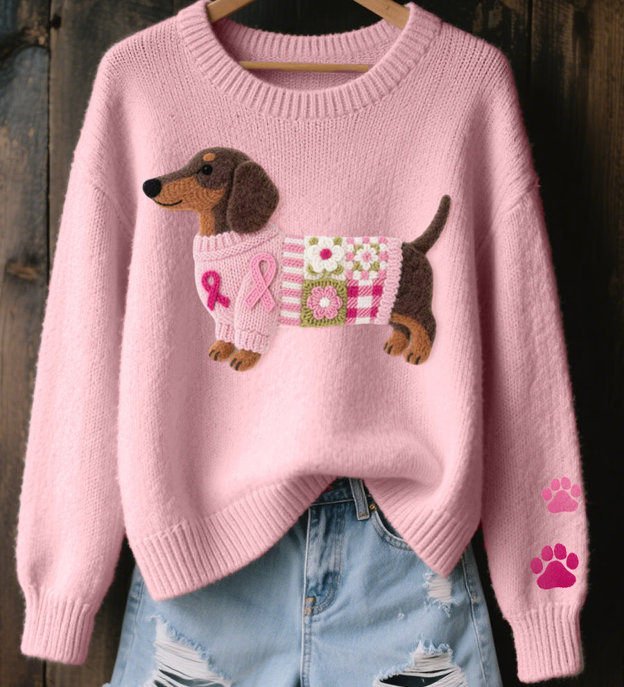 Fiona | Pulover moale cu teckel
