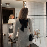 Rochie mini cu fundă