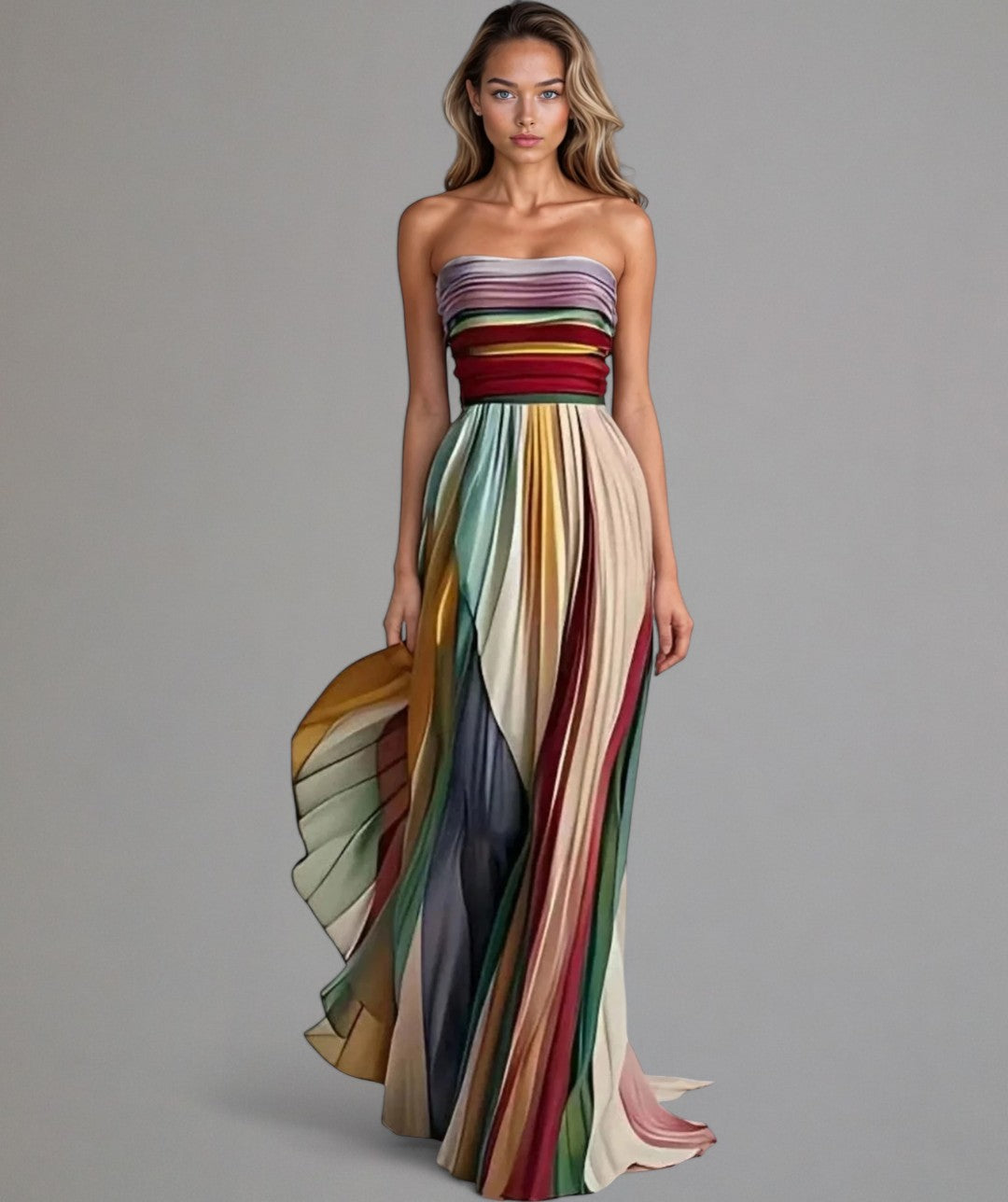 Nova | Rochie elegantă fără bretele