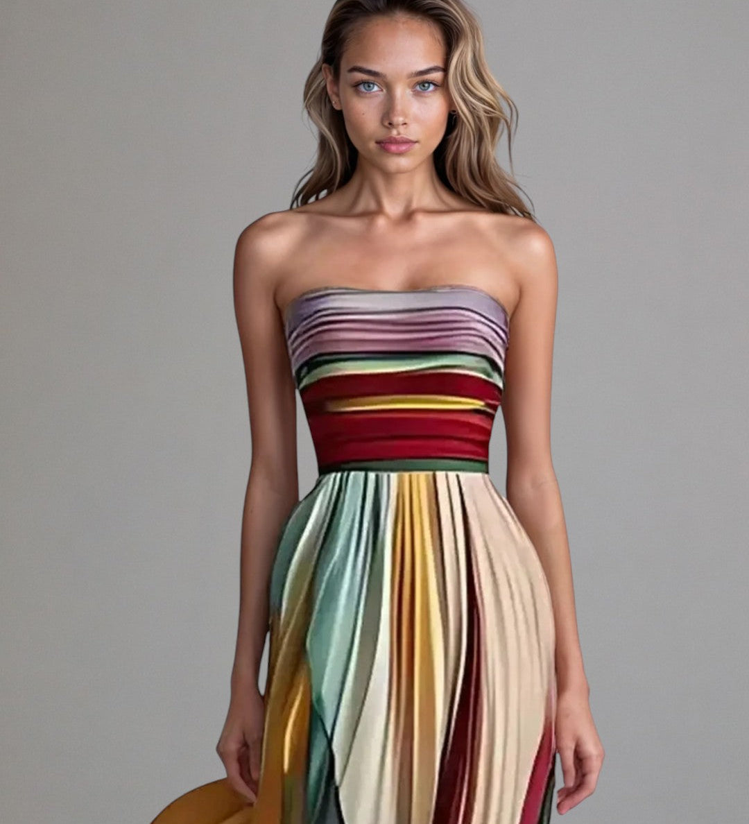 Nova | Rochie elegantă fără bretele