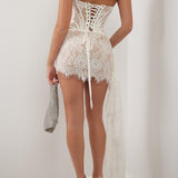 Rochie corset din dantelă