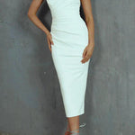 Florence | Rochie midi cu spatele gol