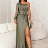 Yolina | Rochie satin elegantă