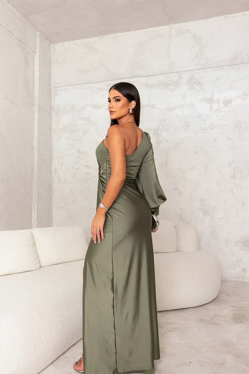 Yolina | Rochie satin elegantă