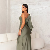 Yolina | Rochie satinată