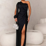 Yolina | Rochie satin elegantă